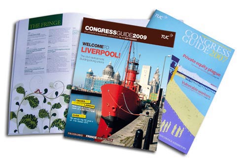 TUC Congress Guide 2007. Designed by The Design Mill